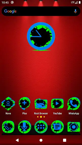 Play Cracked Green Blue Icon Pack  and enjoy Cracked Green Blue Icon Pack with UptoPlay