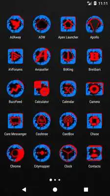 Play Cracked Red and Blue Icon Pack v3 ✨Free✨