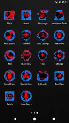 Play Cracked Red and Blue Icon Pack v3 ✨Free✨