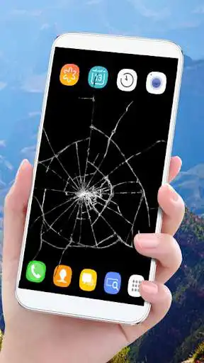 Play Cracked screen - Broken screen prank as an online game Cracked screen - Broken screen prank with UptoPlay
