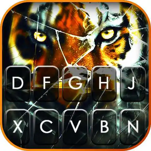 Play Cracked Tiger Screen Keyboard Background APK Play Cracked Tiger Screen Keyboard Background APK
