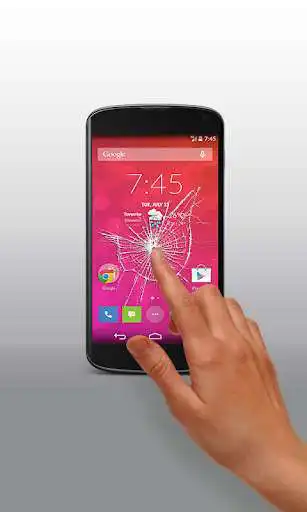 Play Crack Screen Simulator : Prank as an online game Crack Screen Simulator : Prank with UptoPlay