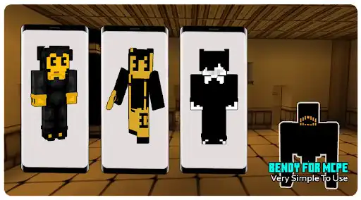 Play Craft Addon Bendy-Mod MCPE as an online game Craft Addon Bendy-Mod MCPE with UptoPlay