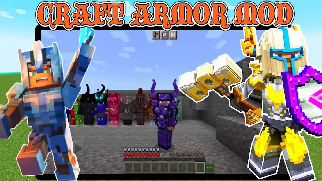 Play Craft armor mod  and enjoy Craft armor mod with UptoPlay
