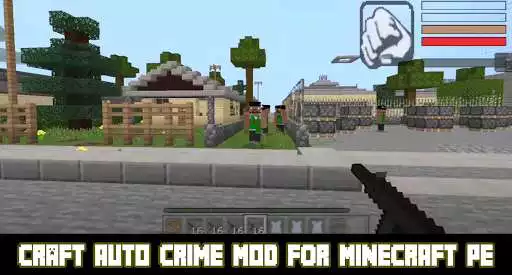 Play Craft Auto Crime Mod Minecraft as an online game Craft Auto Crime Mod Minecraft with UptoPlay