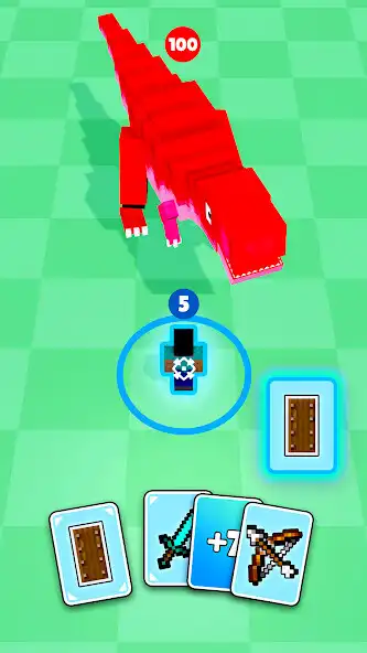 Play Craft Battle: Card Fight as an online game Craft Battle: Card Fight with UptoPlay