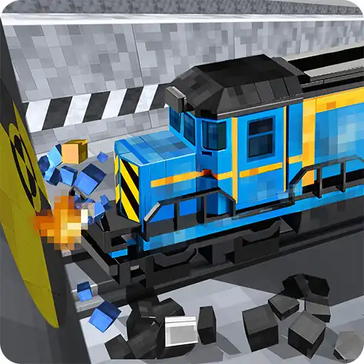 Play Craft Block Train Crash Test APK