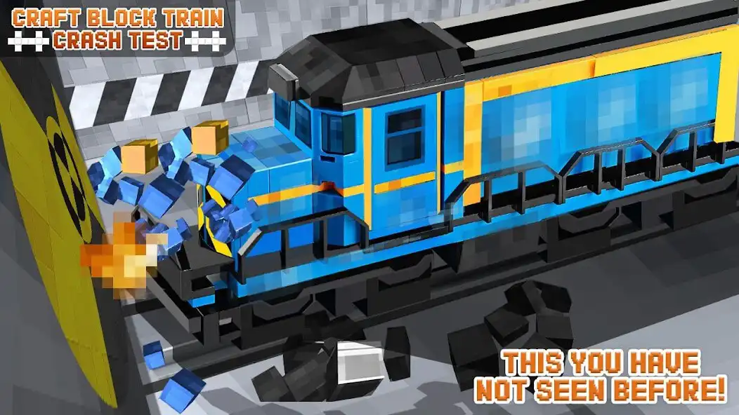 Play Craft Block Train Crash Test  and enjoy Craft Block Train Crash Test with UptoPlay