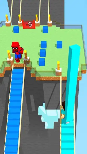 Play Craft Bridge Race  and enjoy Craft Bridge Race with UptoPlay