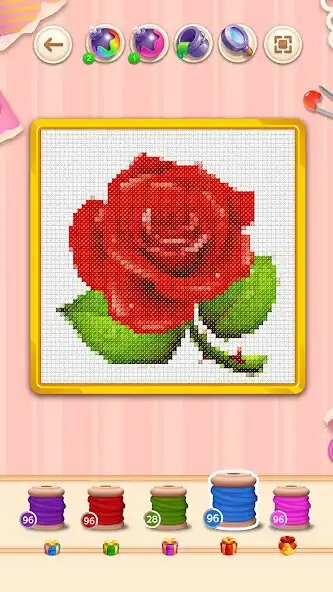 Play Craft Cross Stitch: Pixel Art as an online game Craft Cross Stitch: Pixel Art with UptoPlay