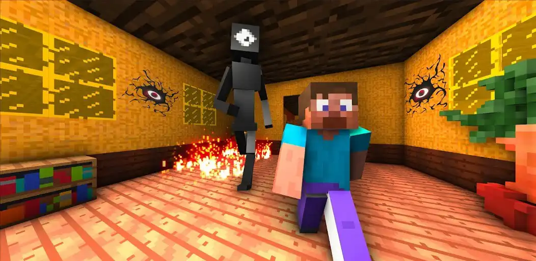 Play Craft Doors: Horror Escape Run  and enjoy Craft Doors: Horror Escape Run with UptoPlay