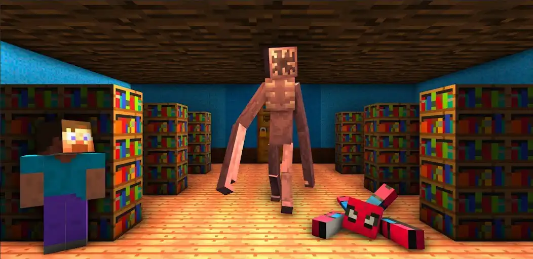 Play Craft Doors: Horror Escape Run as an online game Craft Doors: Horror Escape Run with UptoPlay
