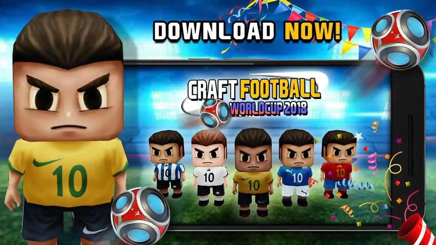 Play Craft Football World Cup Russia 2018