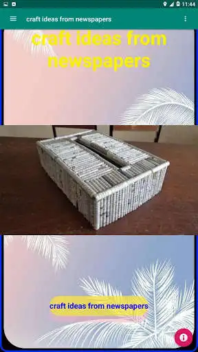 Play craft ideas from newspapers as an online game craft ideas from newspapers with UptoPlay