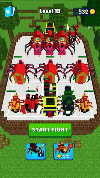 Play Craft Merge Choo Spider Train  and enjoy Craft Merge Choo Spider Train with UptoPlay