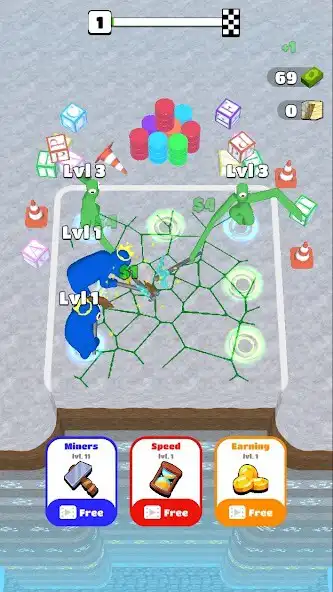 Play Craft  Mine : Rainbow Friends as an online game Craft  Mine : Rainbow Friends with UptoPlay