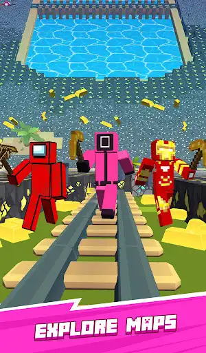 Play Craft Miner: Stone Block World as an online game Craft Miner: Stone Block World with UptoPlay