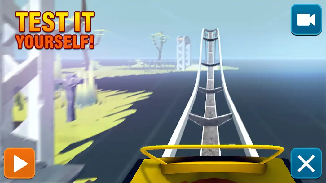 Play Craft  Ride: Roller Coaster Builder as an online game Craft  Ride: Roller Coaster Builder with UptoPlay