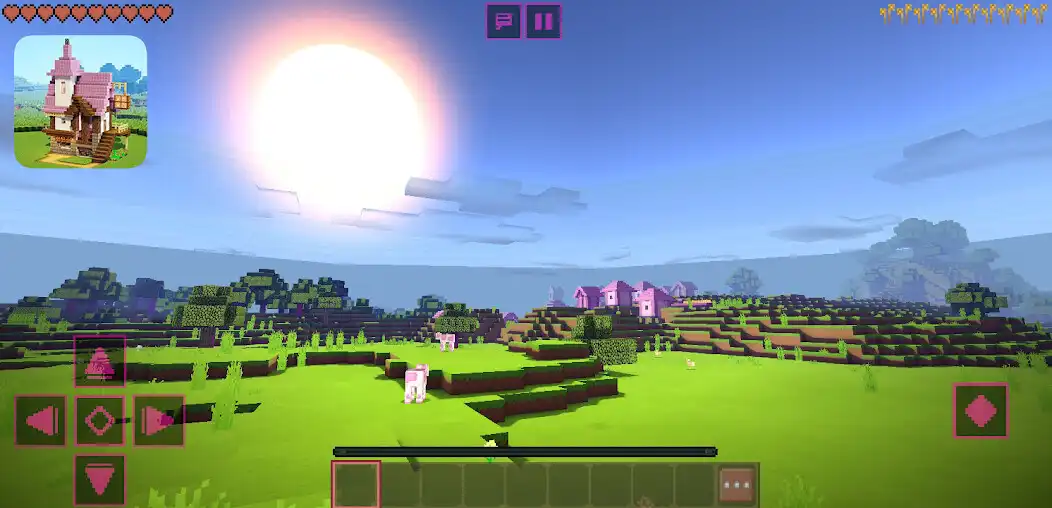 Play Craftsman 4 Kawaii World Craft as an online game Craftsman 4 Kawaii World Craft with UptoPlay