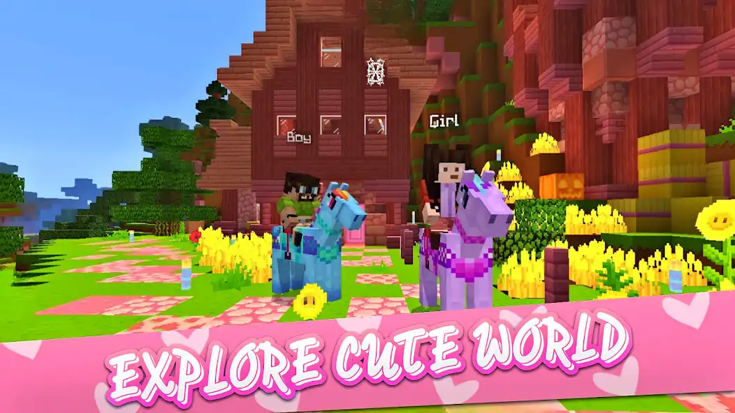 Play Craftsman: Kawaii World  and enjoy Craftsman: Kawaii World with UptoPlay