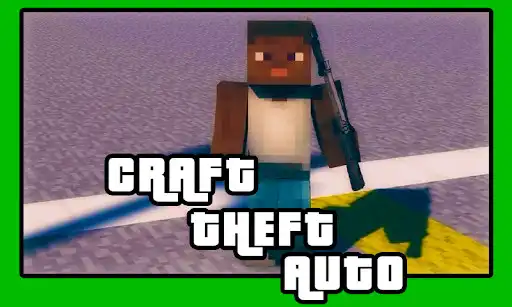 Play Craft Theft Auto Mod MCPE as an online game Craft Theft Auto Mod MCPE with UptoPlay
