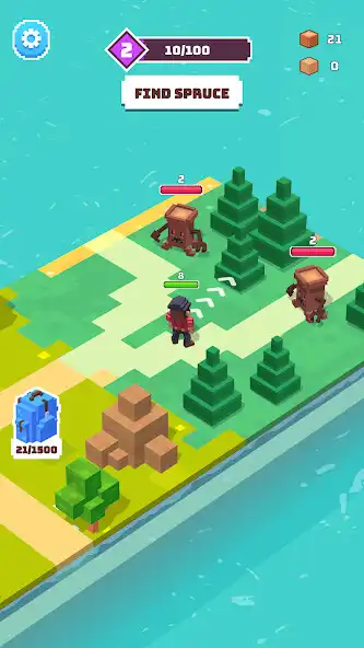 Play Craft Valley - Building Game as an online game Craft Valley - Building Game with UptoPlay