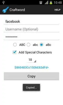 Play Craftword Unique Password Gen
