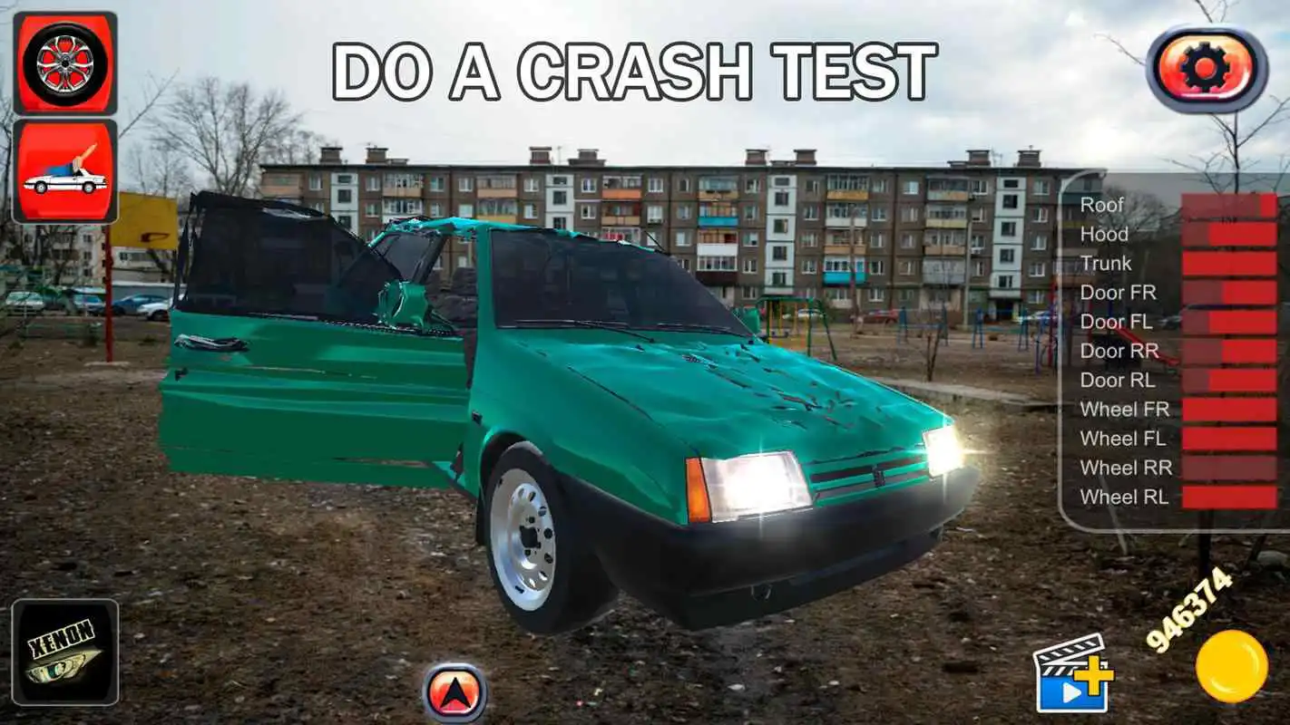 Play Crash Car Vaz Lada 9