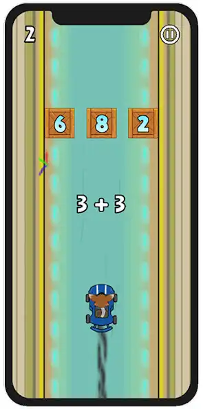 Play Crash Math Race as an online game Crash Math Race with UptoPlay