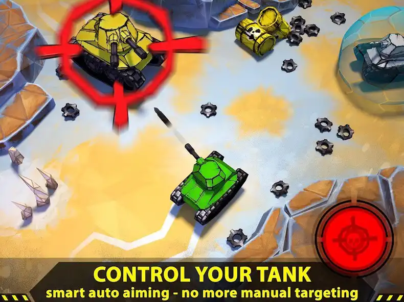 Play Crash of Tanks: Pocket Mayhem as an online game Crash of Tanks: Pocket Mayhem with UptoPlay