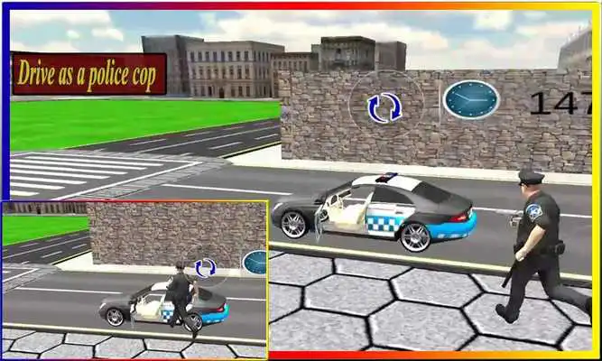 Play Crash Racing: Police vs Thief