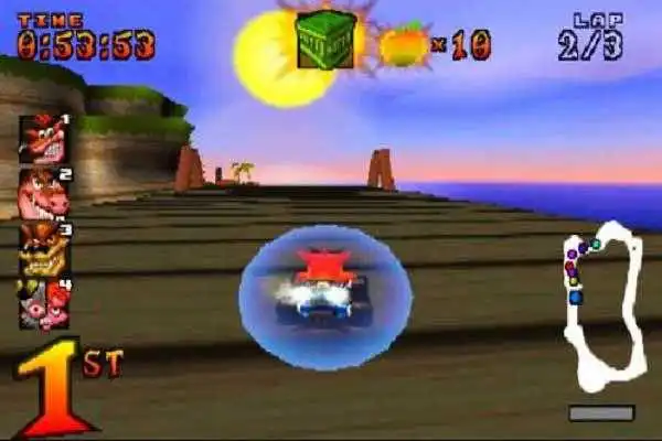 Play Crash Team Racing hint