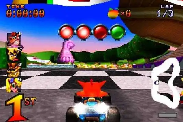 Play Crash Team Racing hint
