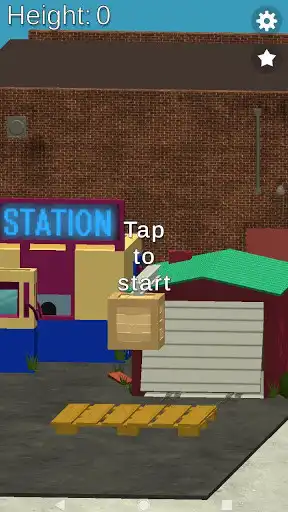 Play Crate stacker: a simple arcade  and enjoy Crate stacker: a simple arcade with UptoPlay
