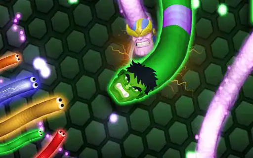 Play Crawl Superhero Worms: Slither Mask Snake io Games as an online game Crawl Superhero Worms: Slither Mask Snake io Games with UptoPlay