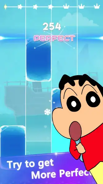 Play Crayon Shin-Chan Tiles Piano as an online game Crayon Shin-Chan Tiles Piano with UptoPlay