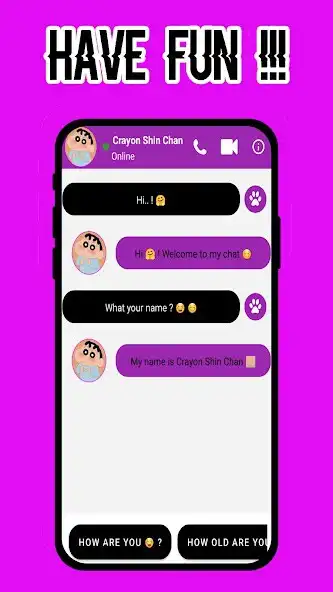 Play Crayon shin-chan Video Call  and enjoy Crayon shin-chan Video Call with UptoPlay