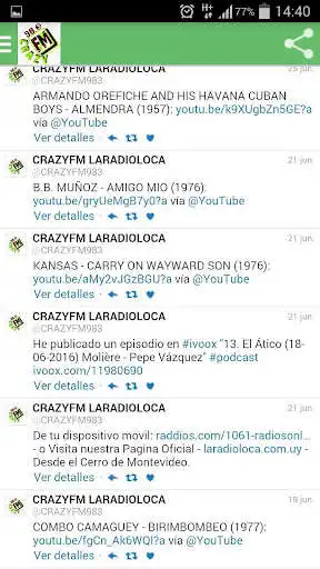 Play Crazy 98.3 FM - Uruguay as an online game Crazy 98.3 FM - Uruguay with UptoPlay