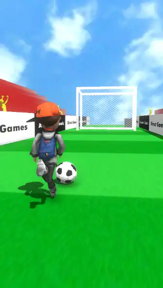 Play Crazy Awesome Goal- Soccer run  and enjoy Crazy Awesome Goal- Soccer run with UptoPlay