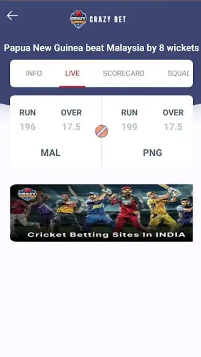 Play CrazyBET Live Line as an online game CrazyBET Live Line with UptoPlay