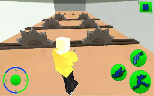 Play Crazy Blocky Prison Run Escape : Epic Jail Break as an online game Crazy Blocky Prison Run Escape : Epic Jail Break with UptoPlay