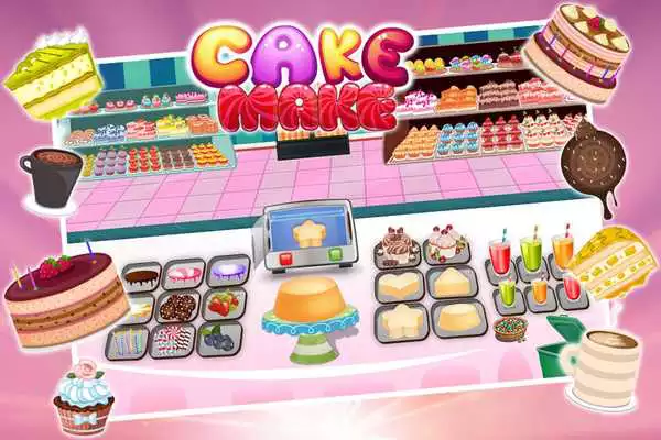 Play Crazy Cake Chef: Food Street Cake Maker Game