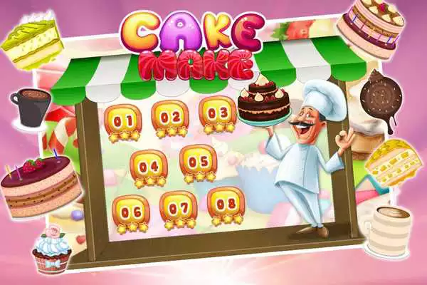 Play Crazy Cake Chef: Food Street Cake Maker Game