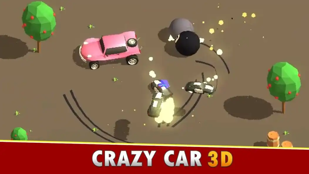 Play Crazy Car 3D : Wanted as an online game Crazy Car 3D : Wanted with UptoPlay
