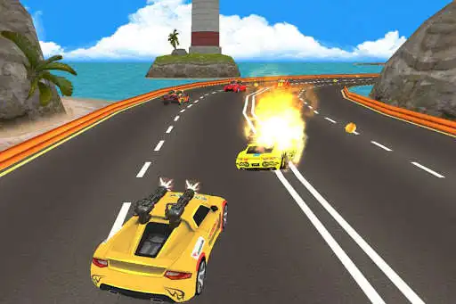 Play Crazy Car Racer: Car Death Racing Free Game as an online game Crazy Car Racer: Car Death Racing Free Game with UptoPlay