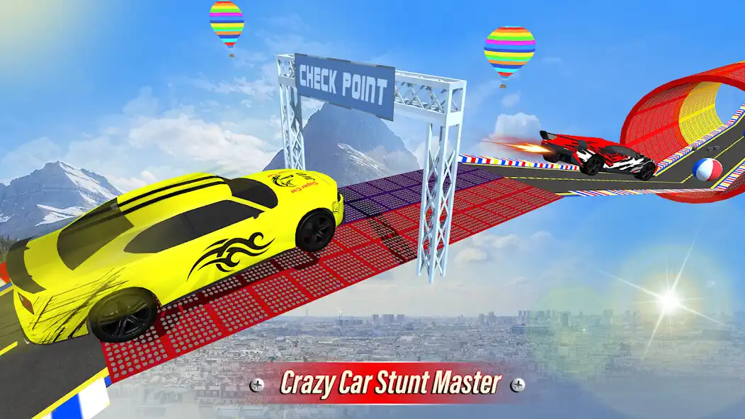 Play Crazy Car Stunt Games : 3D Car  and enjoy Crazy Car Stunt Games : 3D Car with UptoPlay