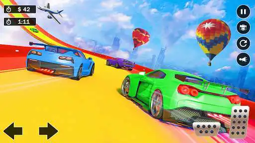 Play Crazy Car Stunt: Racing Games as an online game Crazy Car Stunt: Racing Games with UptoPlay