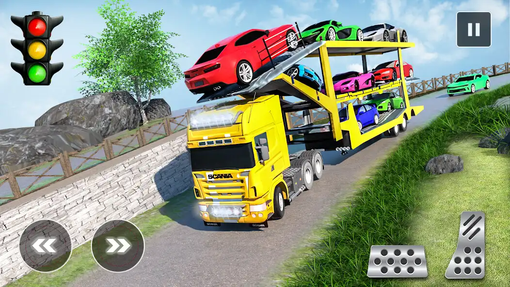 Play Crazy Car Transporter Truck as an online game Crazy Car Transporter Truck with UptoPlay