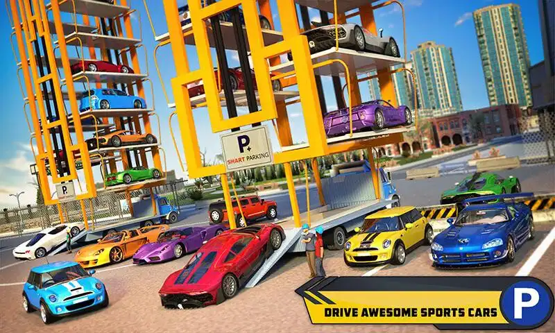 Play Crazy Car Transport Truck 3d  and enjoy Crazy Car Transport Truck 3d with UptoPlay