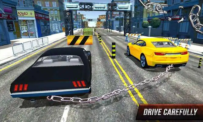 Play Crazy Chained Cars Ramp- Super Chain Cars